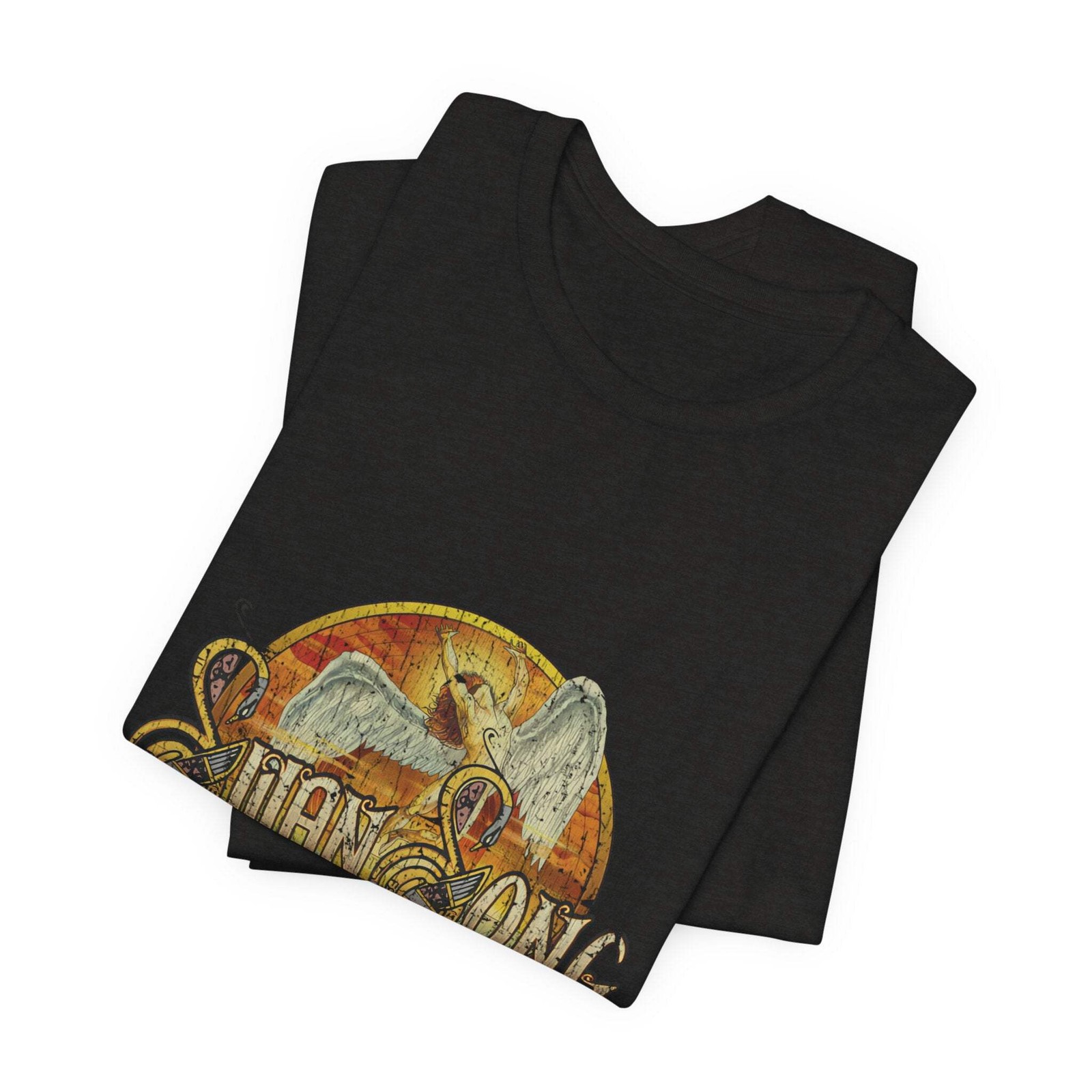 Vintage Swan Song Records Label Logo Unisex Jersey Short Sleeve T-Shirt