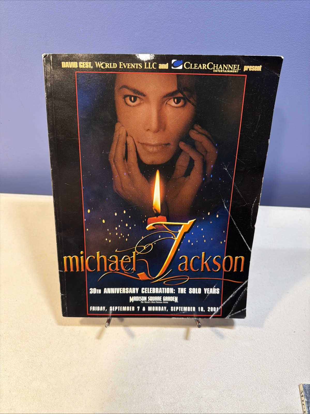 RARE MICHAEL JACKSON 30th ANNIVERSARY Celebration Program Sept. 2001+ 2 Bio Book