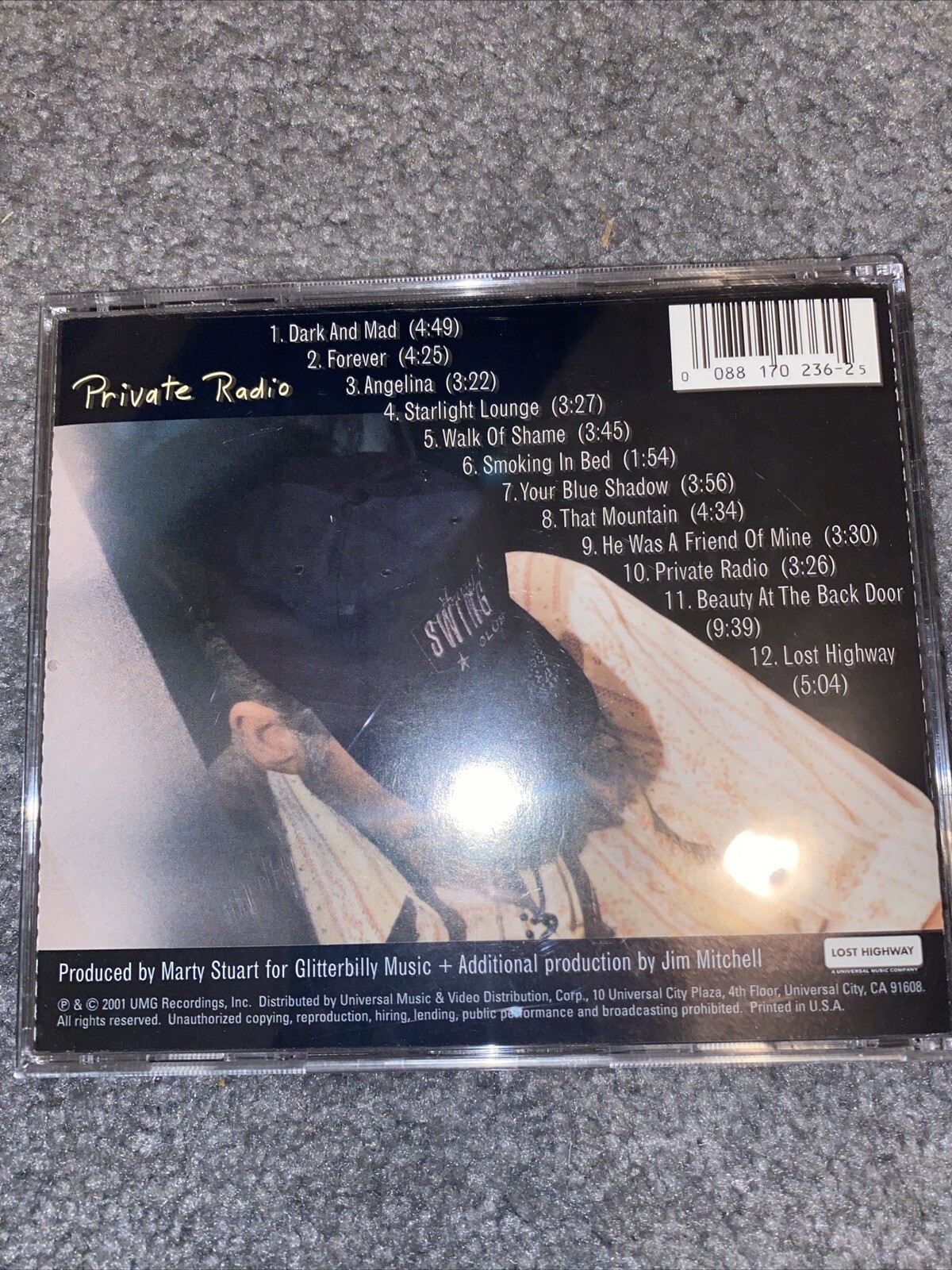 Billy Bob Thornton Autograph Signed CD VERY RARE Private Radio Sling Blade