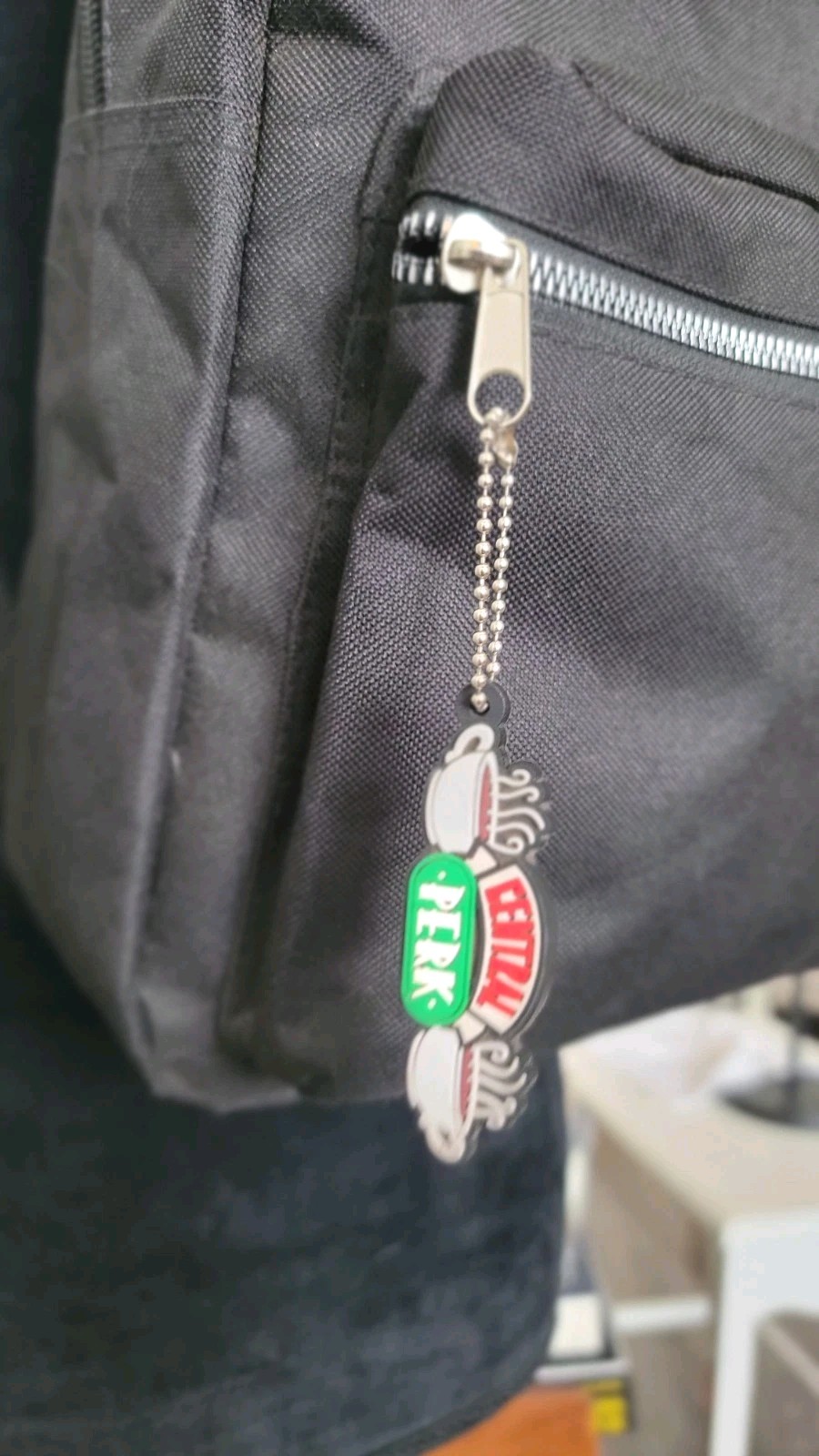 Friends Central Perk Mini Backpack Black TV Show Book Bag Travel Bag