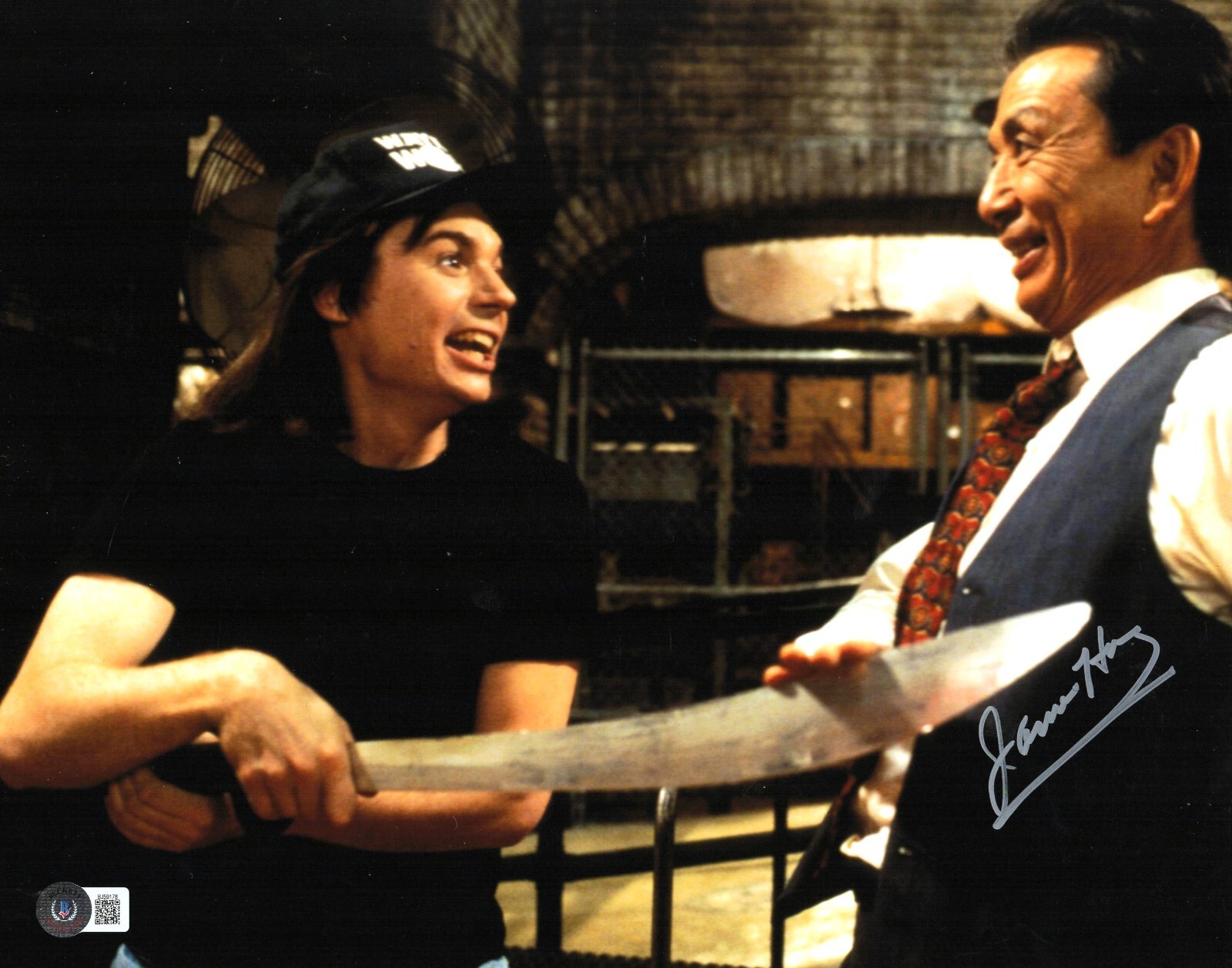 JAMES HONG Signed Autographed “WAYNE’S WORLD” 11×14 Photo Beckett BAS