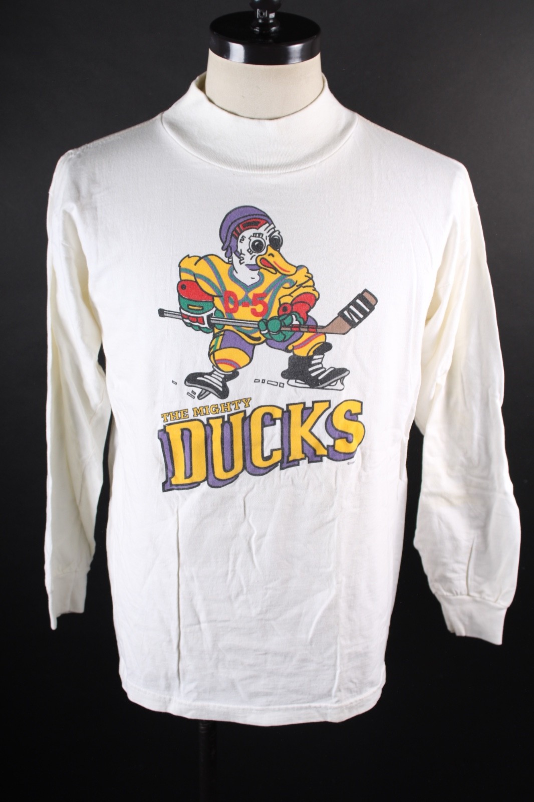 Vintage The Mighty Ducks Disney Movie Promo Long Sleeve T-Shirt NWOTS Mens XL