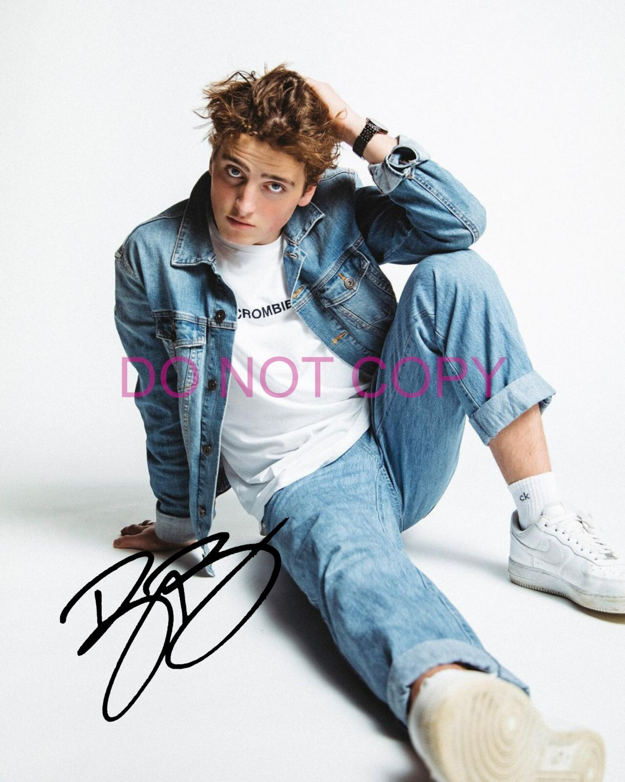 Benson Boone singer 8×10 SIGNED REPRINT Photo POP Music Beautiful Things #1