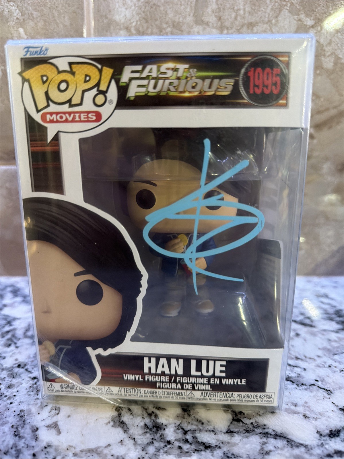 Sung Kang Hand Signed Fast & Furious Han Lue Funko Pop #1995 W/COA
