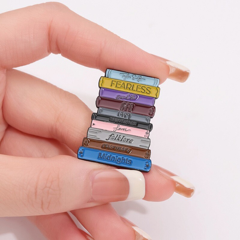 6PCS Taylor Swift I Remember It All Too Well Pins Badges Metal Swiftie Red