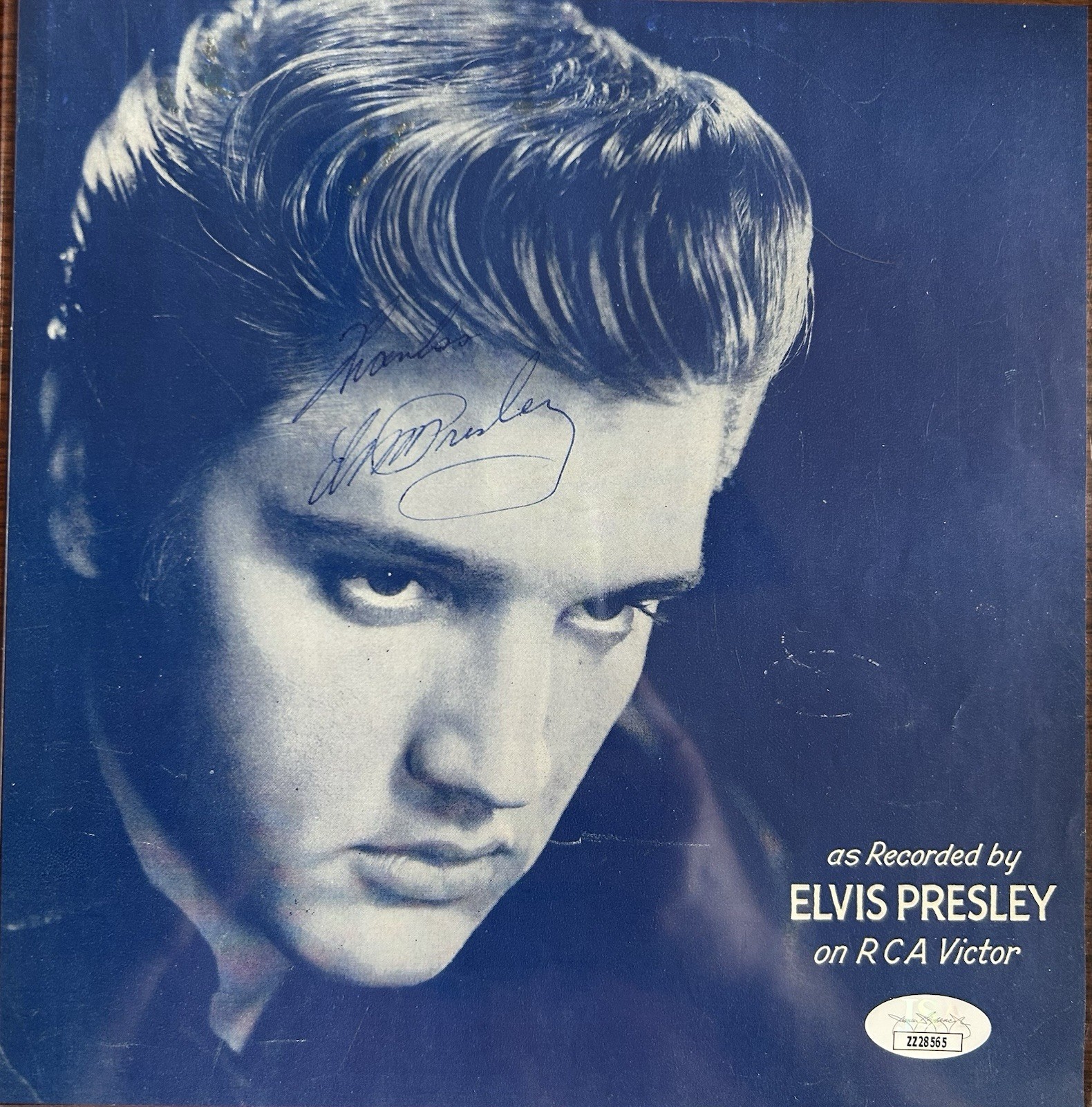 Elvis Presley Signed Photo JSA LOA Rock And Roll Legend RCA Victor Sheet Music