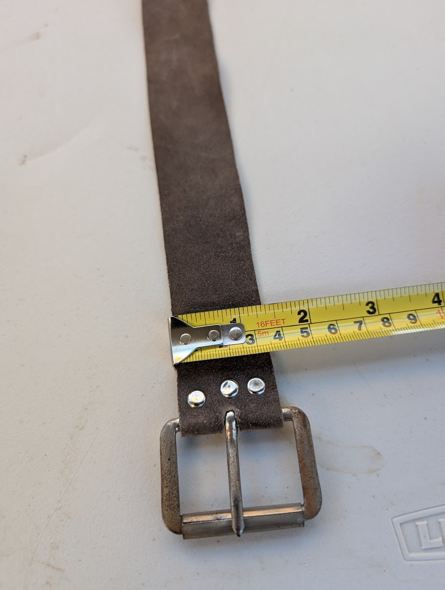 Sony Pictures Custom Dagger Suede Sheath Shoulder Belt/Harness Distressed Prop