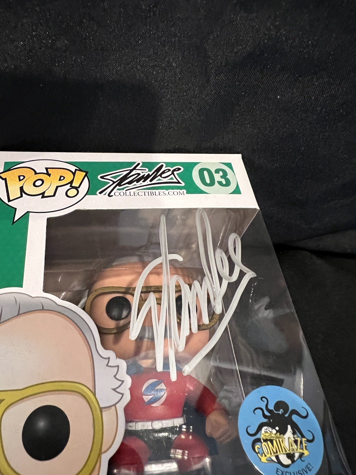 Stan Lee Signed Funko Pop #03 Comikaze 2015 1 Exclusive #3 Desert Winds Comics