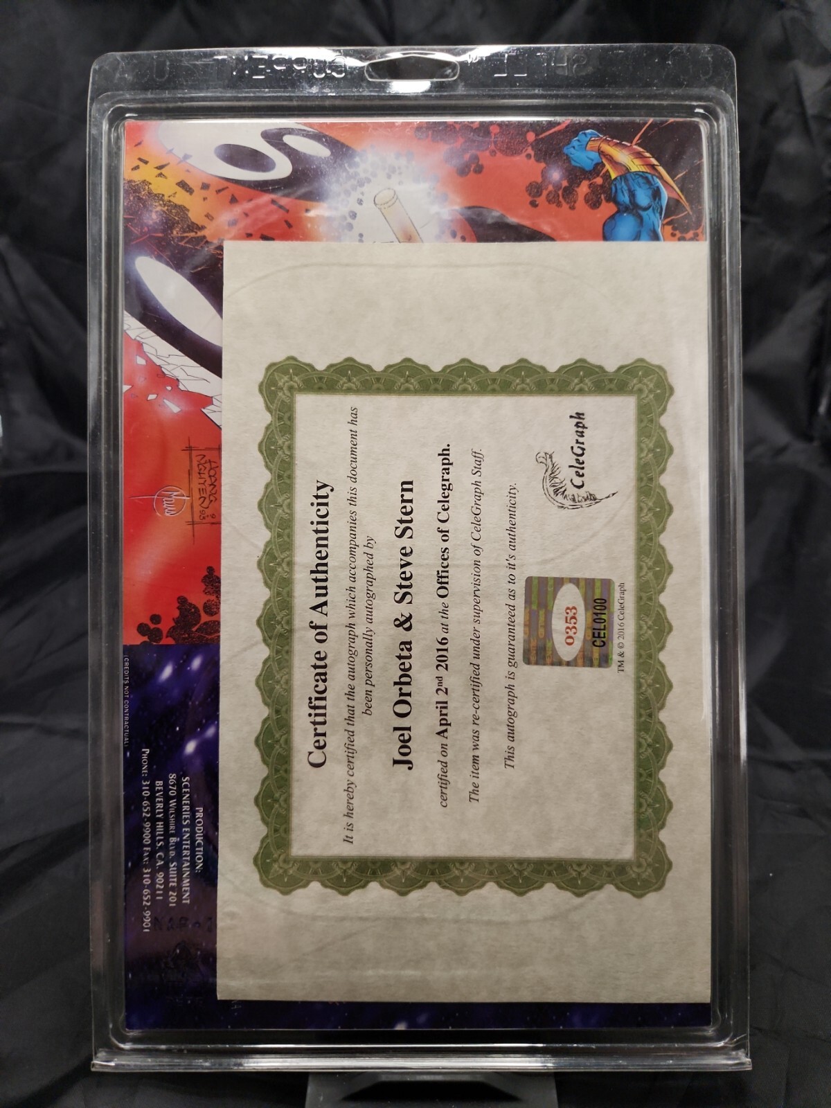 #1 1995 Zen Intergalactic Ninja – COA, signed by Joel Orbeta & Steve Stern