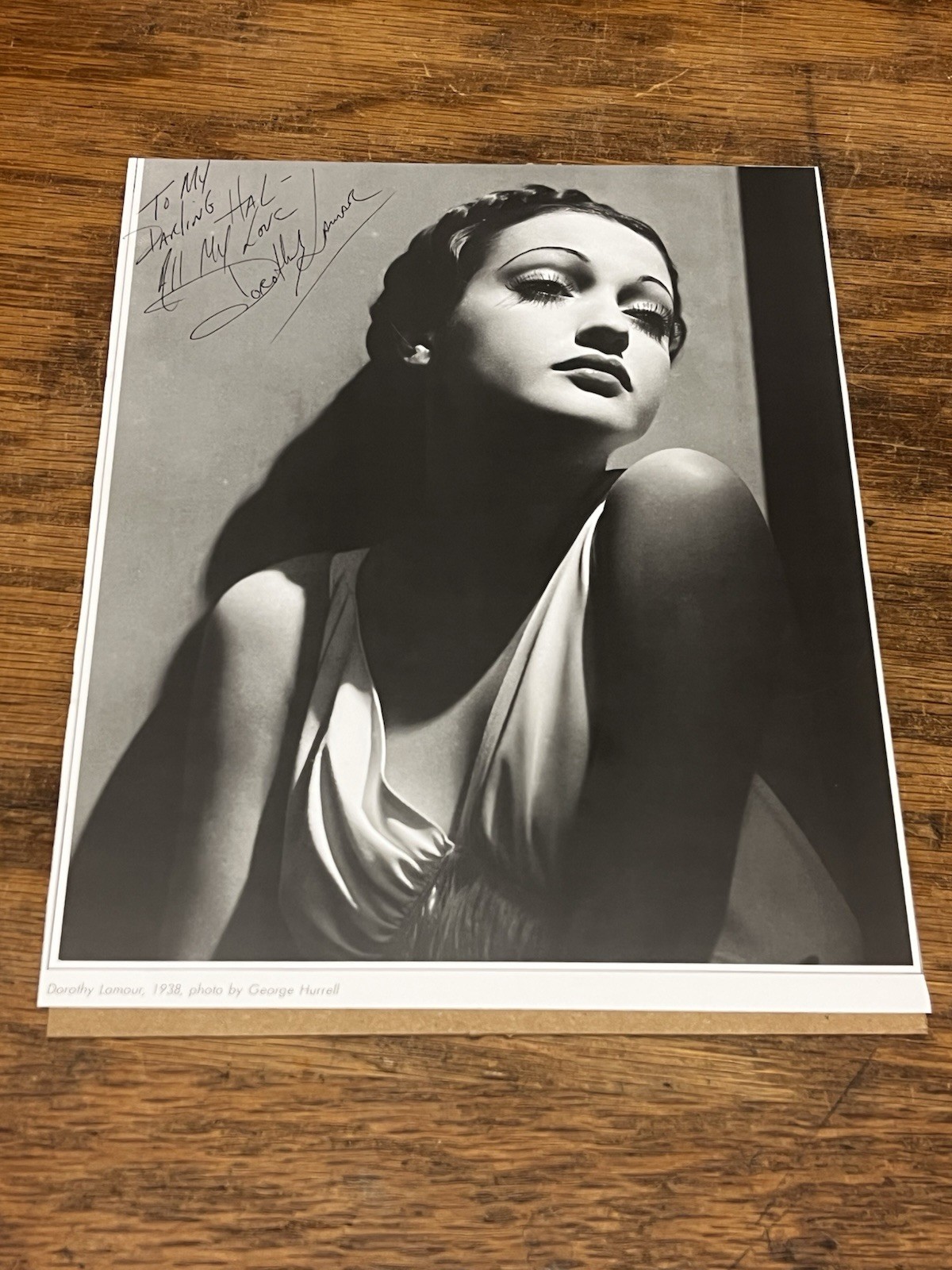 8×10” Dorothy Lamour & Douglas Fairbanks Jr Signed Photos