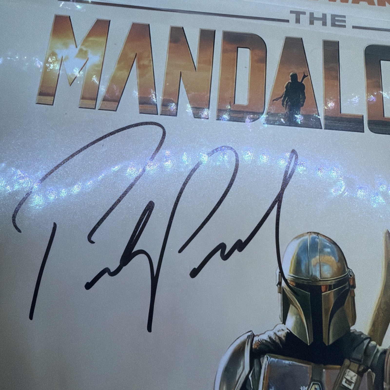 PEDRO PASCAL ACTOR SIGNED AUTOGRAPHED 11X17 Mini MOVIE POSTER MANDALORIAN W/ COA