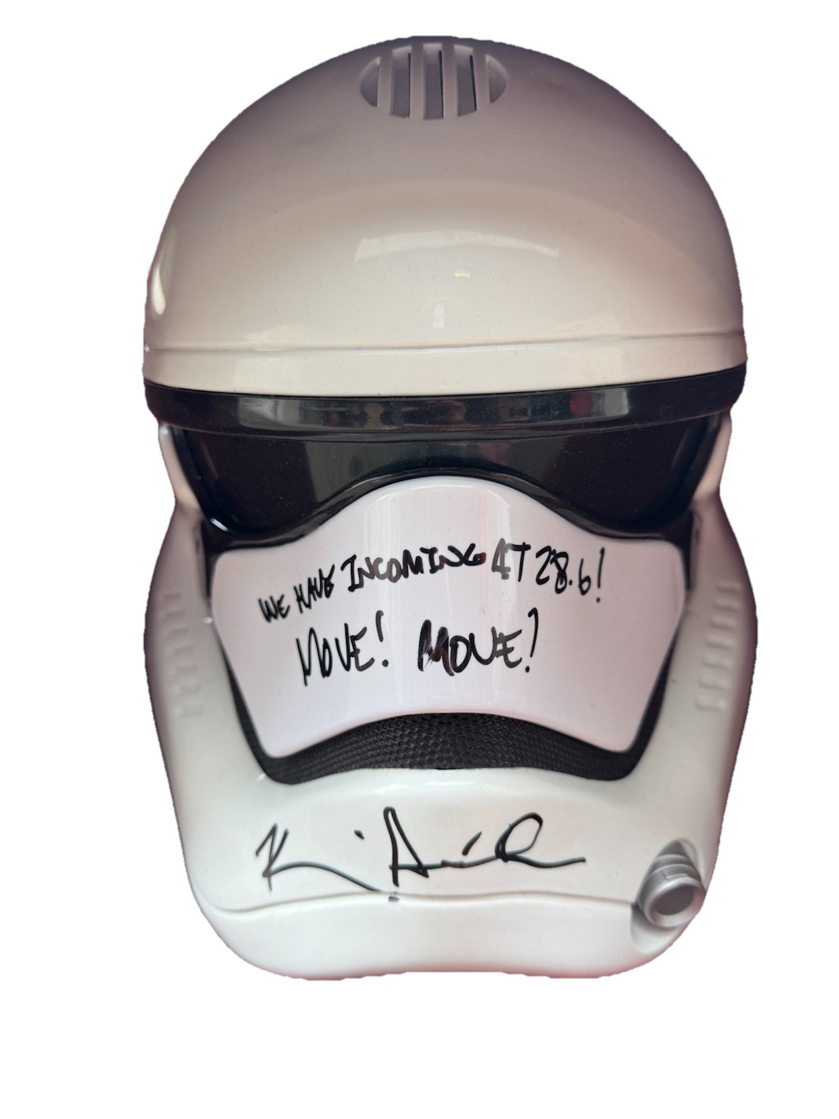 Kevin Smith Signed Star Wars (First Order Stormtrooper) Full Size Helmet JSA