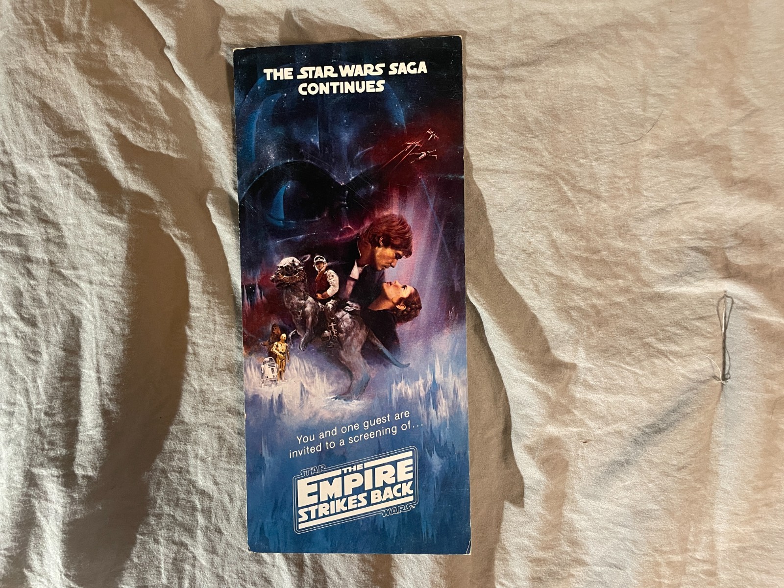 STAR WARS: THE EMPIRE STRIKES BACK 1980 Advance Screening Movie Ticket Colonie