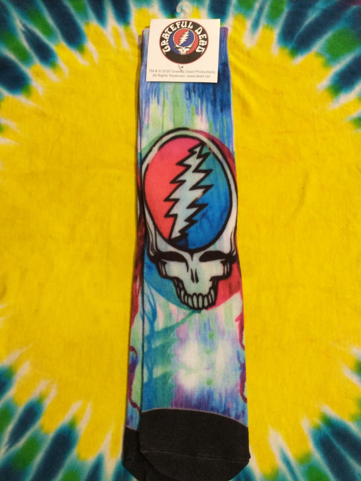 Grateful Dead Women’s/Ladies’ Steal Your Face Sublimation Socks