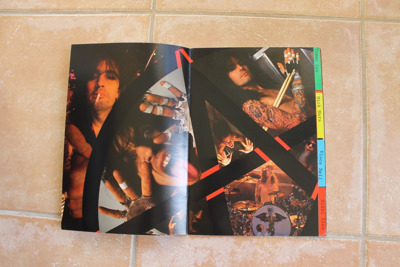 Nikki Sixx Autographed Signed Motley Crue Dr. Feelgood ’89 Tour Program The Dirt