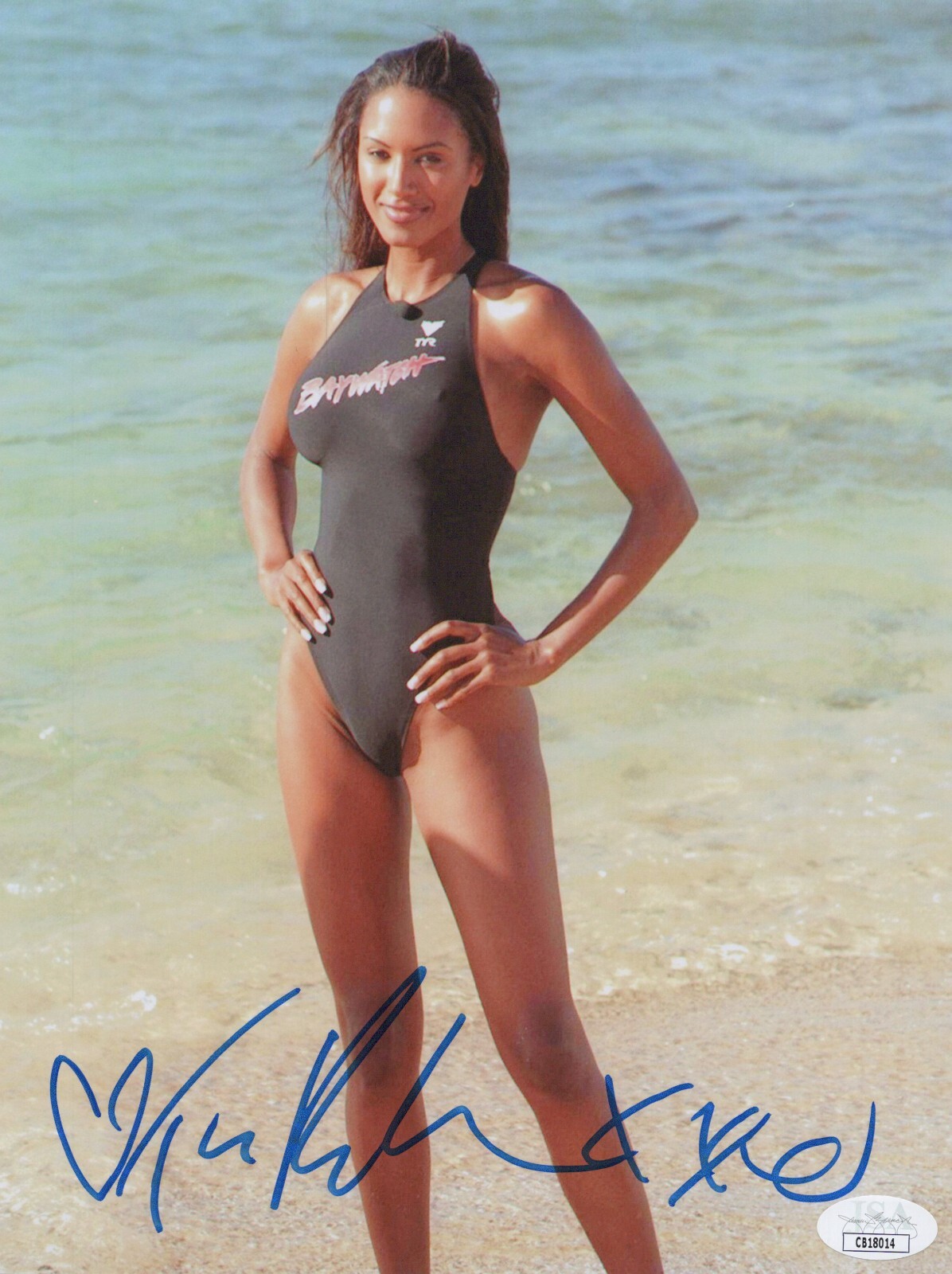 TRACI BINGHAM Signed BAY WATCH 8×10 Photo Autograph JORDAN TATE JSA COA CERT