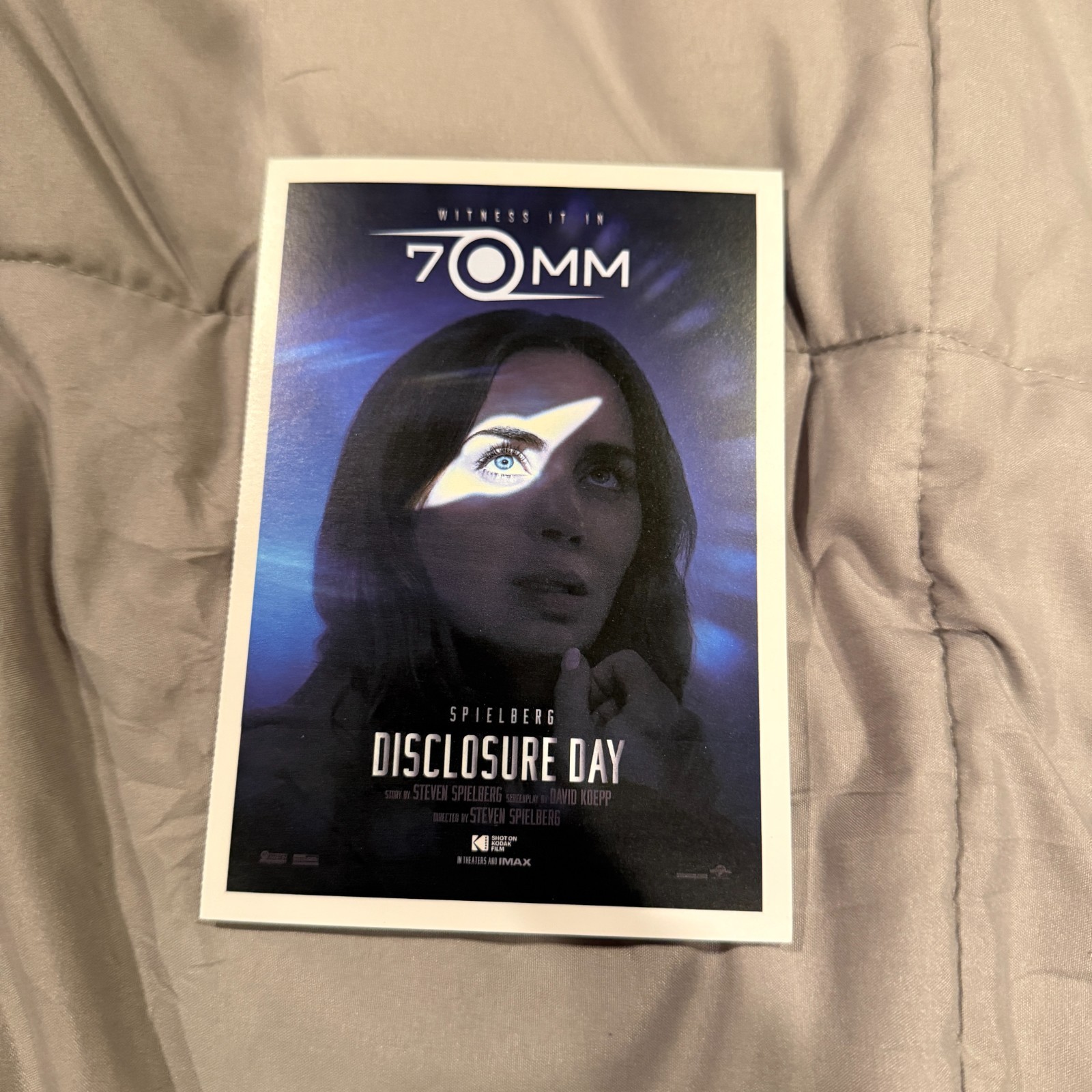 Disclosure Day 70MM Promo Postcard Set