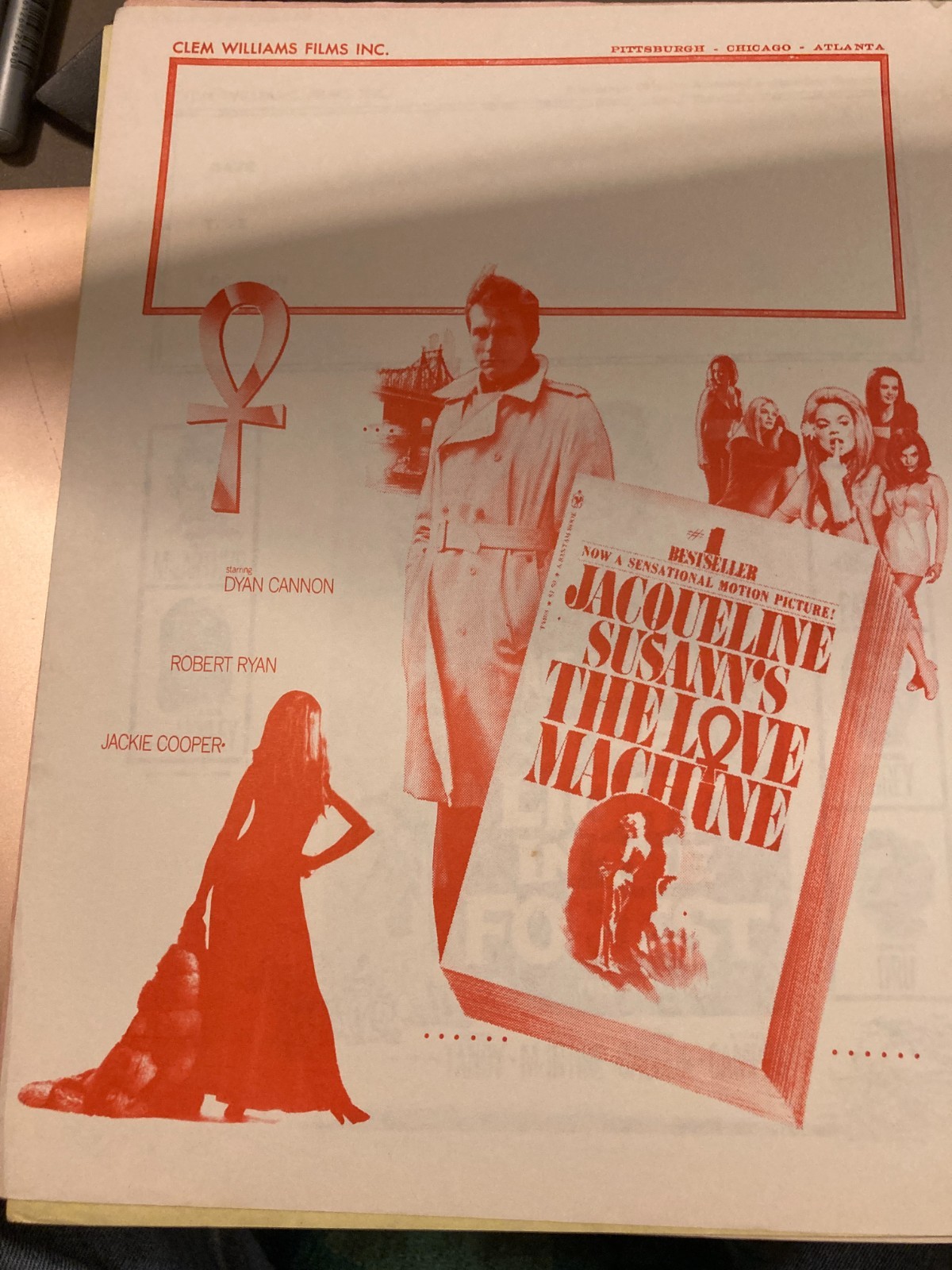 RED – The Love Machine – Dyan Cannons Movie Poster Insert -1971