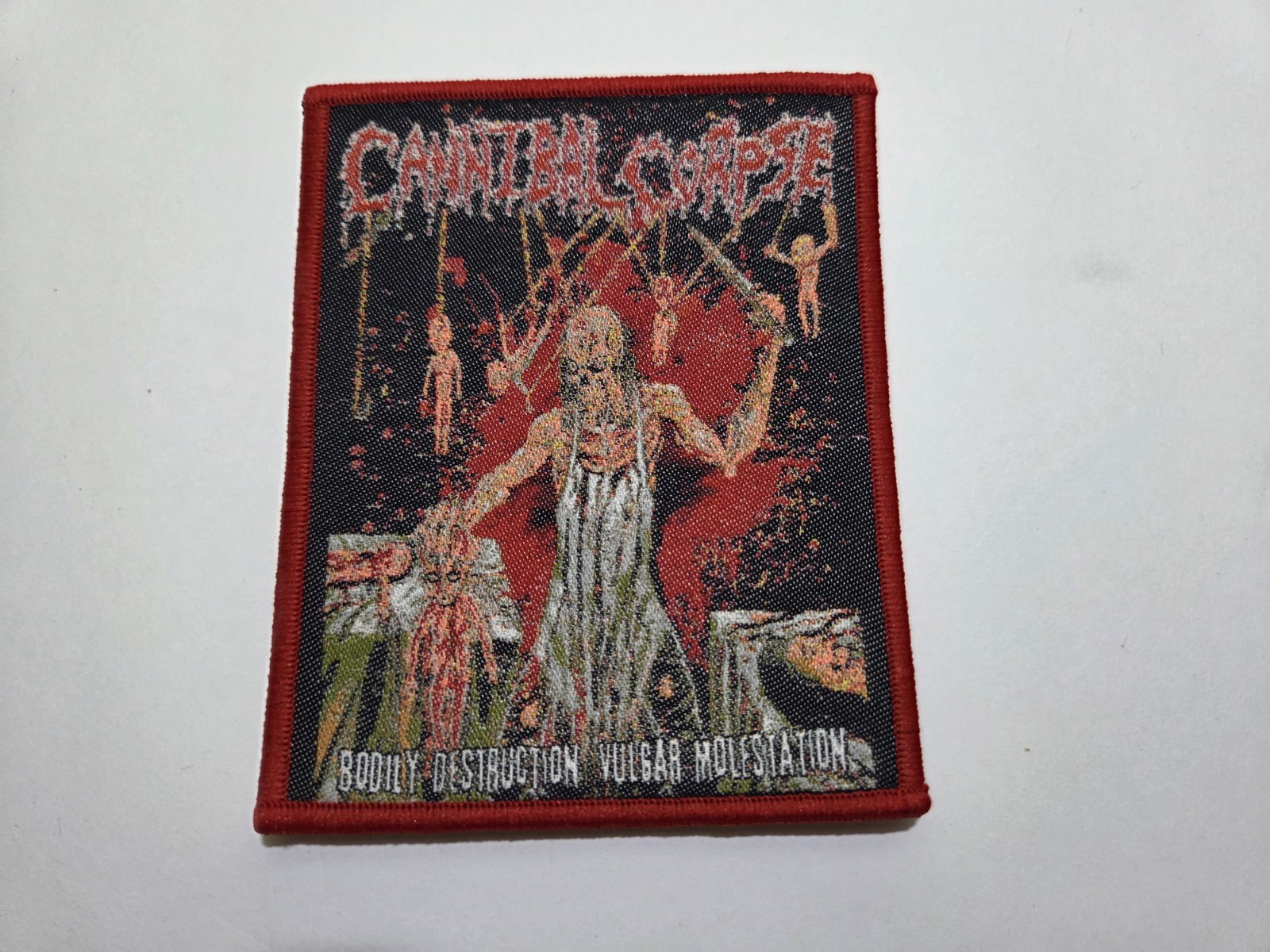CANNIBAL CORPSE BODILY DESTRUCTION WOVEN PATCH