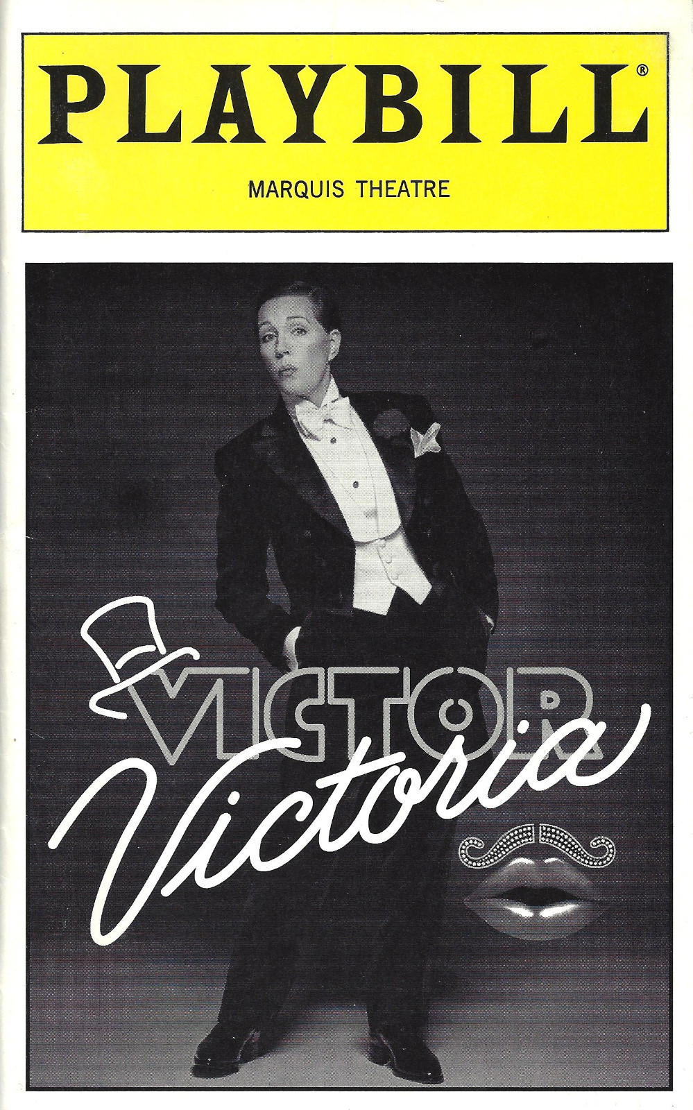 Julie Andrews “VICTOR / VICTORIA” Tony Roberts / Michael Nouri 1995 Playbill