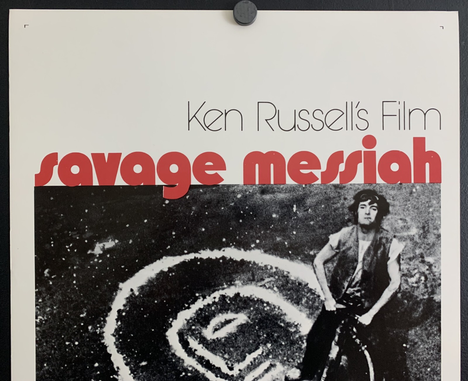 Original 1972 SAVAGE MESSIAH Movie Poster 14 x 36 ~ Ken Russell