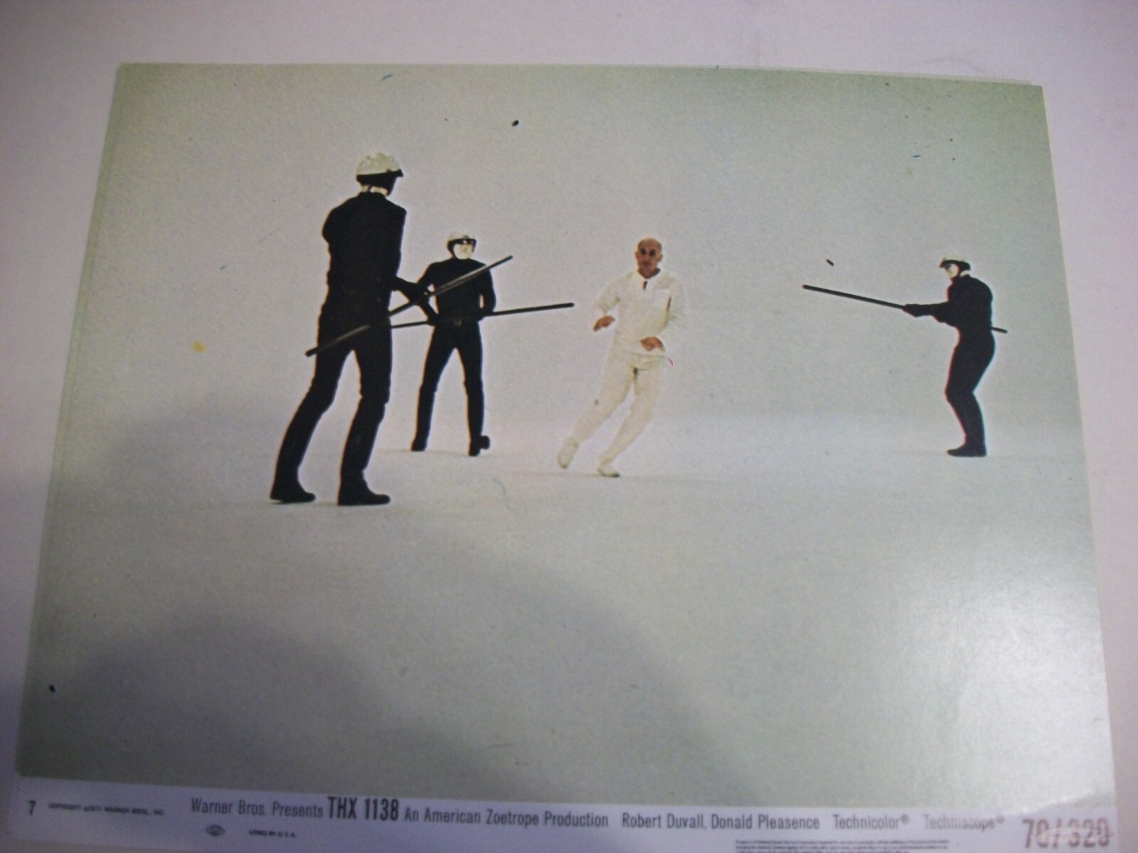 THX 1138 8 x 10 lobby card set 1970