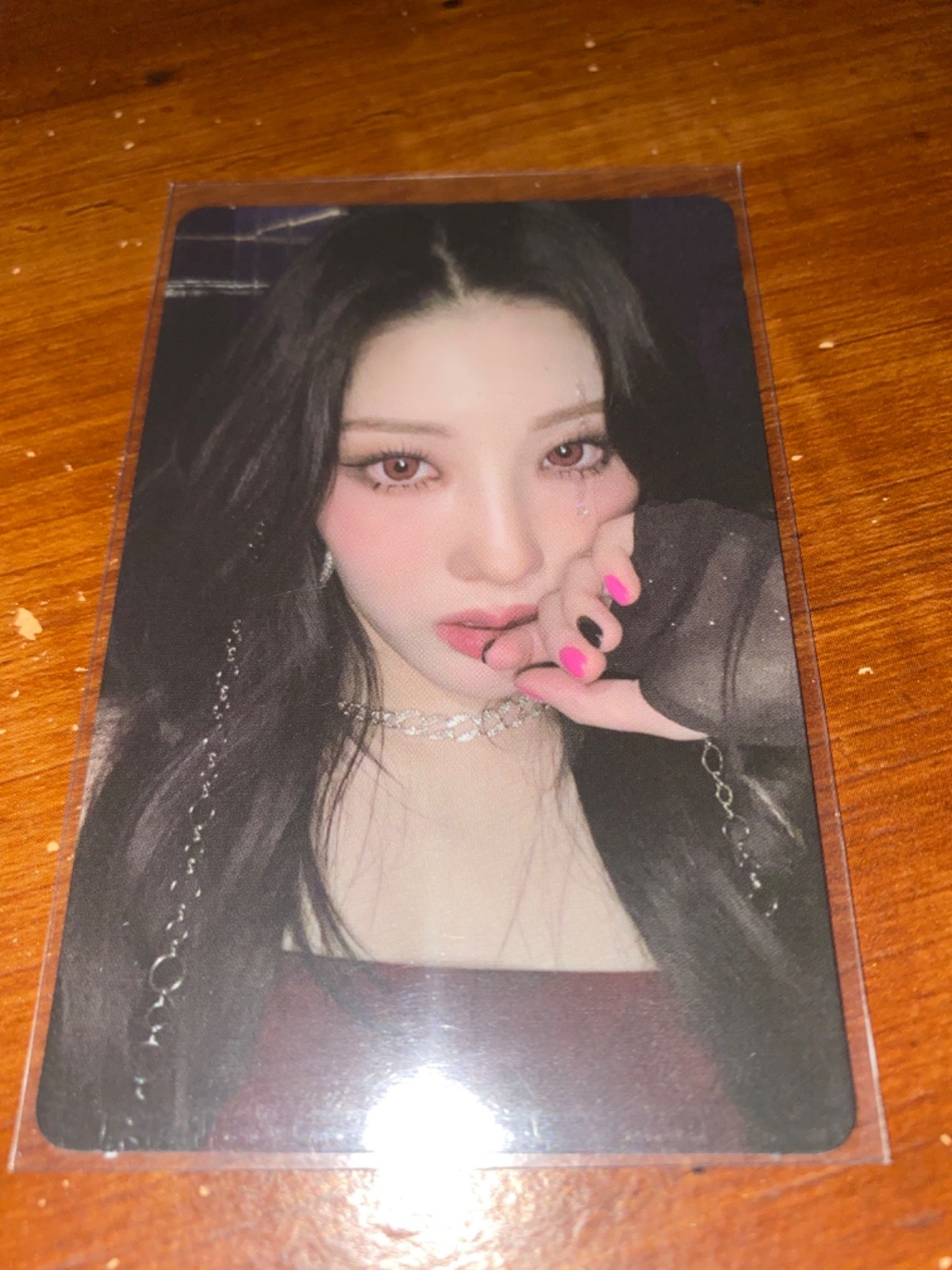 Purple kiss memem official album photocard