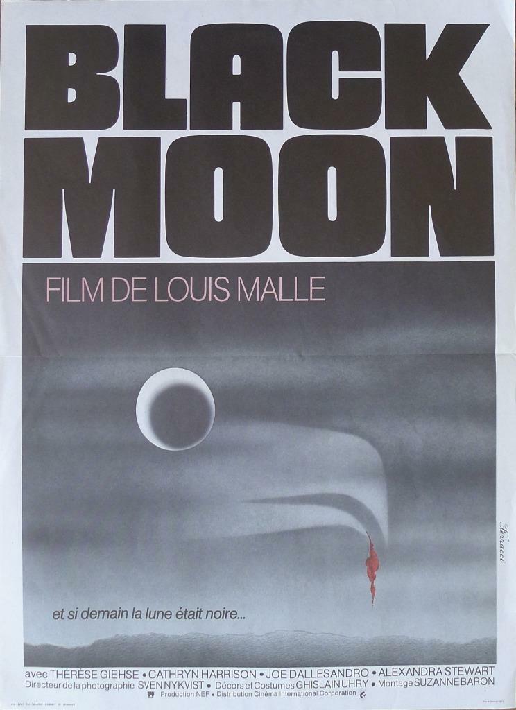 BLACK MOON – LOUIS MALLE / STEWART / DALLESANDRO – ORIGINAL FRENCH MOVIE POSTER