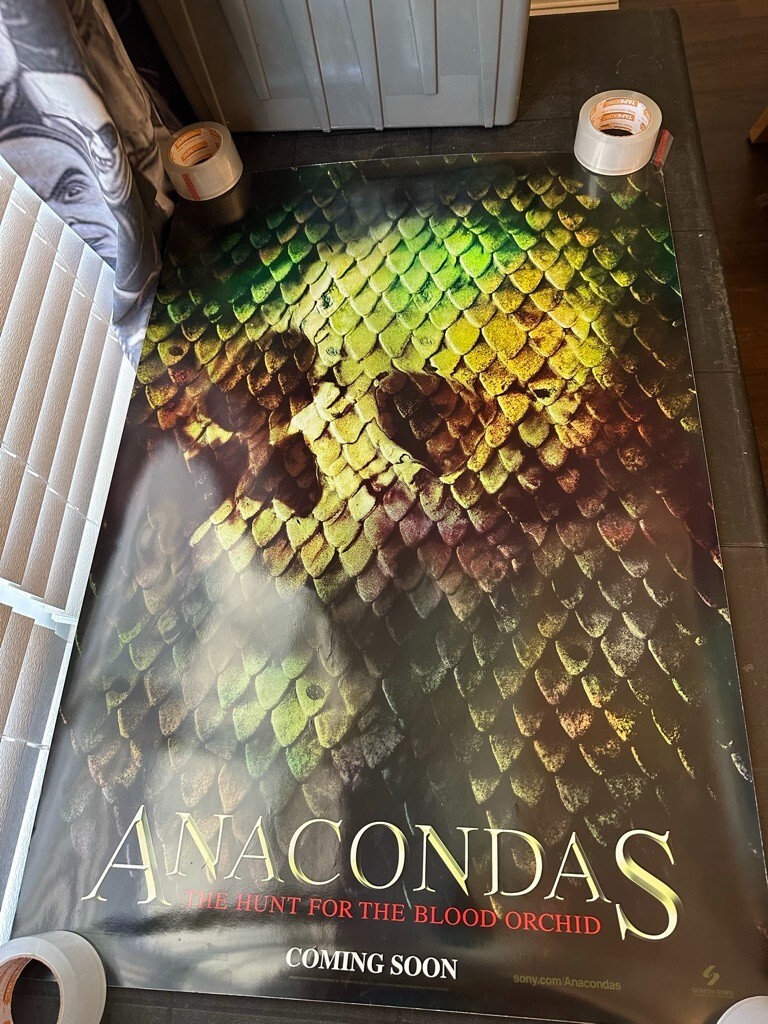 Anaconda Anacondas Coming soon hardstock 27 x 40 poster Movie Promo