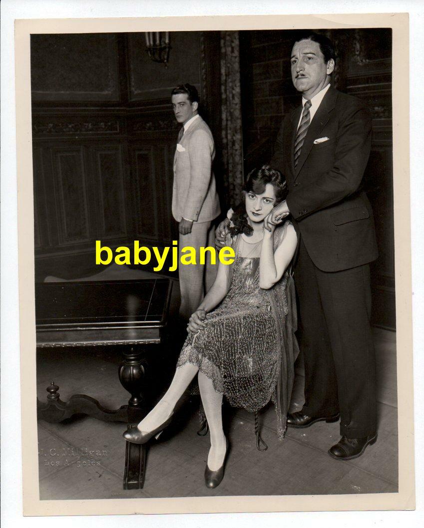 KAY HAMMOND JOHN LITEL MITCHELL HARRIS ORIG 8X10 PHOTO 1920s LAST OF MRS CHEYNEY