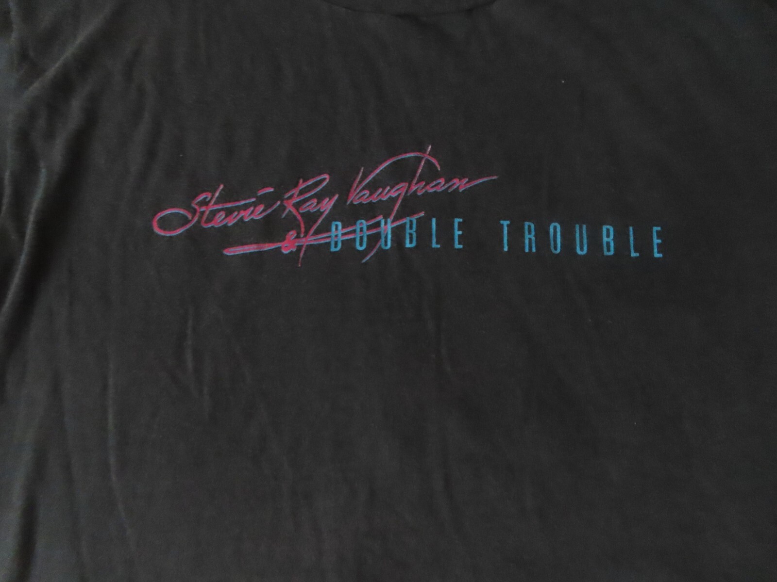 Vtg Stevie Ray Vaughan & Double Trouble 1984 Let The Good Times Roll T Shirt XL
