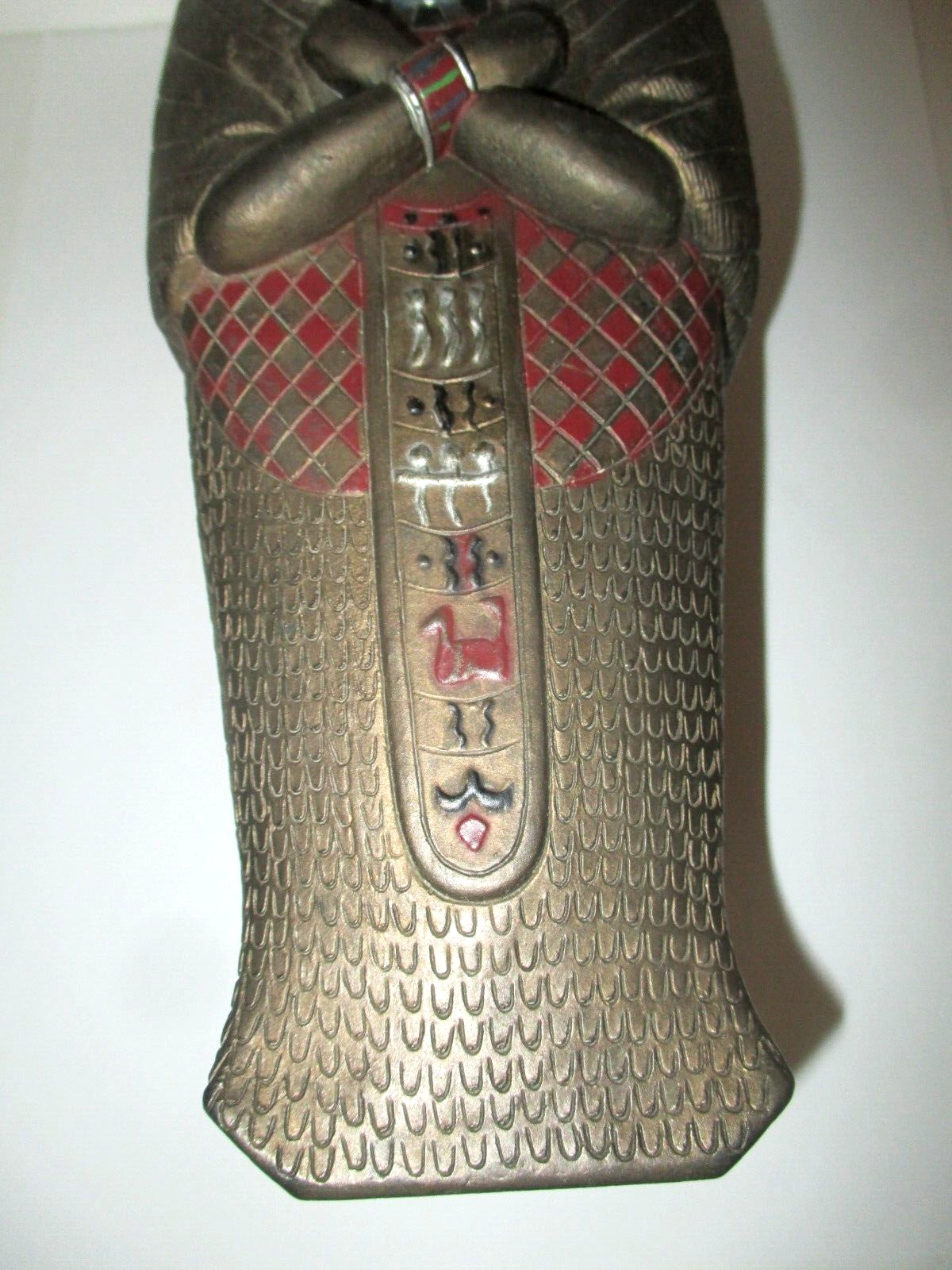 2010 UNIVERSAL STUDIOS THE MUMMY MOVIE EGYPTIAN SARCOPHAGUS TRINKET BOX NICE