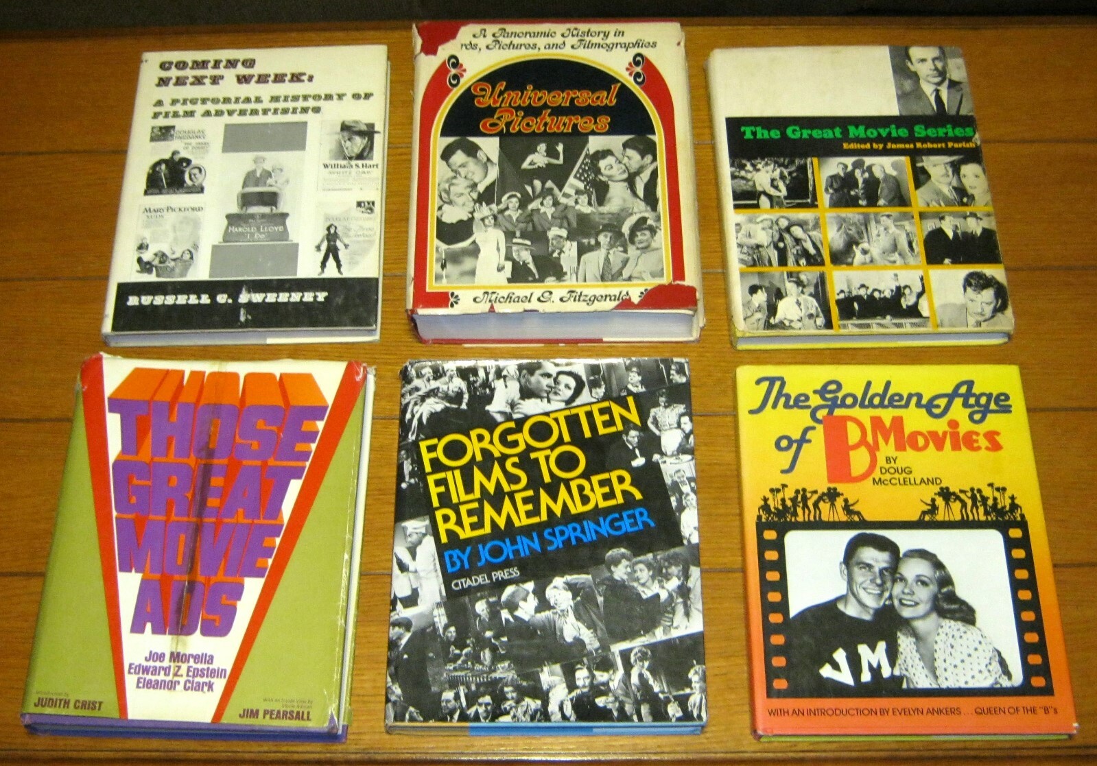 Movie Entertainment Hardcover Book Lot ( 6 Different ) 1971 — 1980