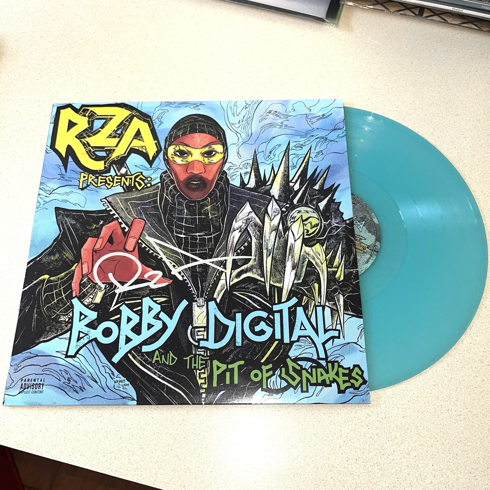 RZA signed autographed BOBBY DIGITAL PIT OF SNAKES WU-TANG CLAN BECKETT BAS COA