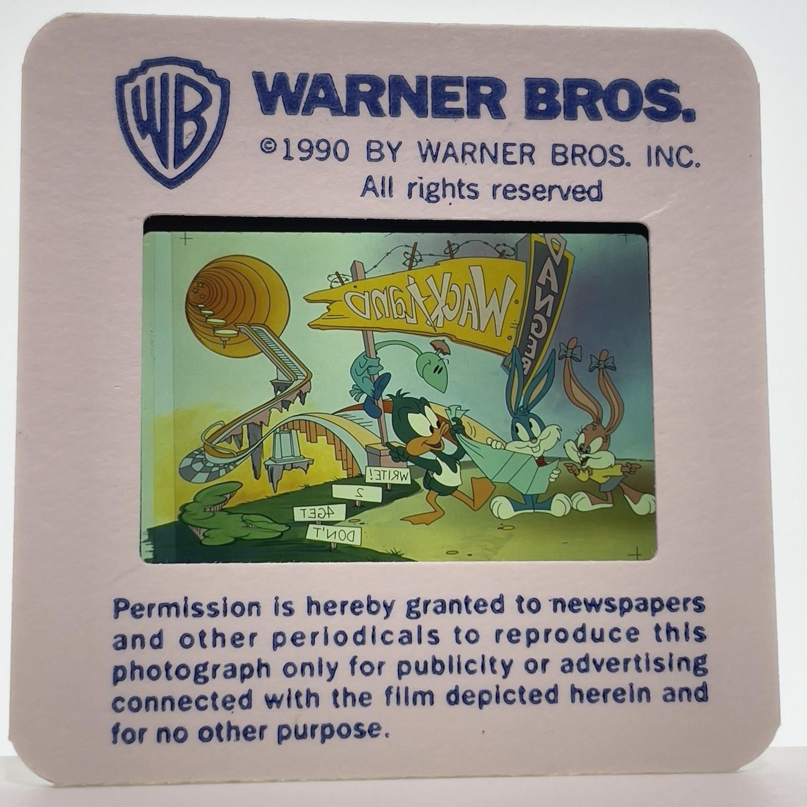 35mm Slide Tiny Toon Adventures 90s Animated TV Series Show Vtg Publicity #6