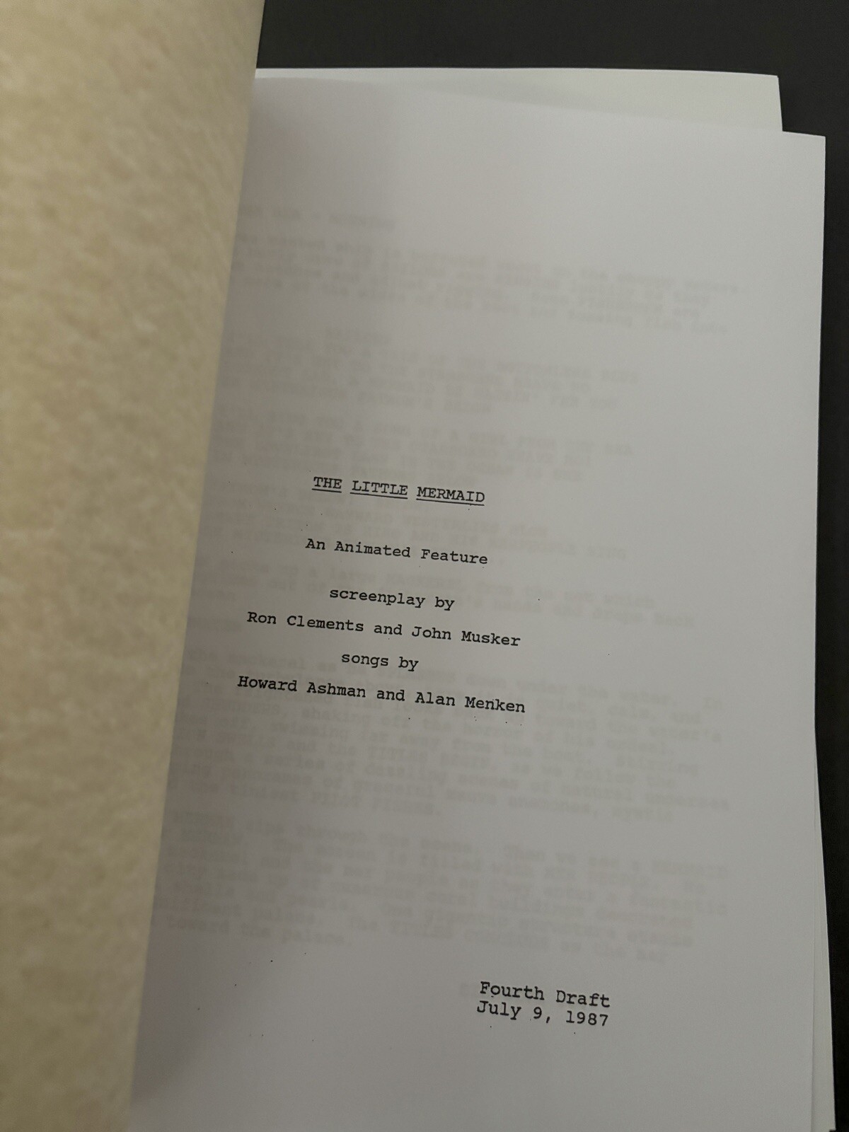 Walt Disney™ RENAISSANCE ERA Mermaid Beauty Aladdin Lion CLASSICS SCREENPLAY SET