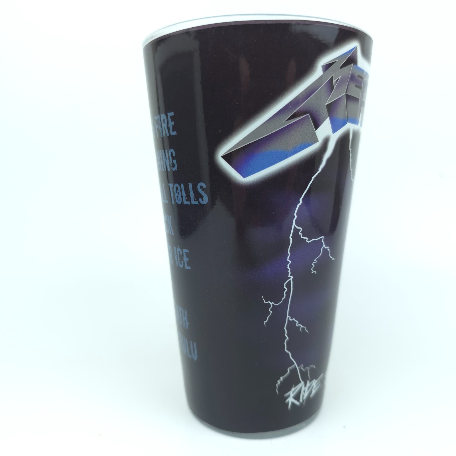 NEW 2017 Metallica Limited ‘RIDE THE LIGHTNING’ Graphic 16oz Pint Glass