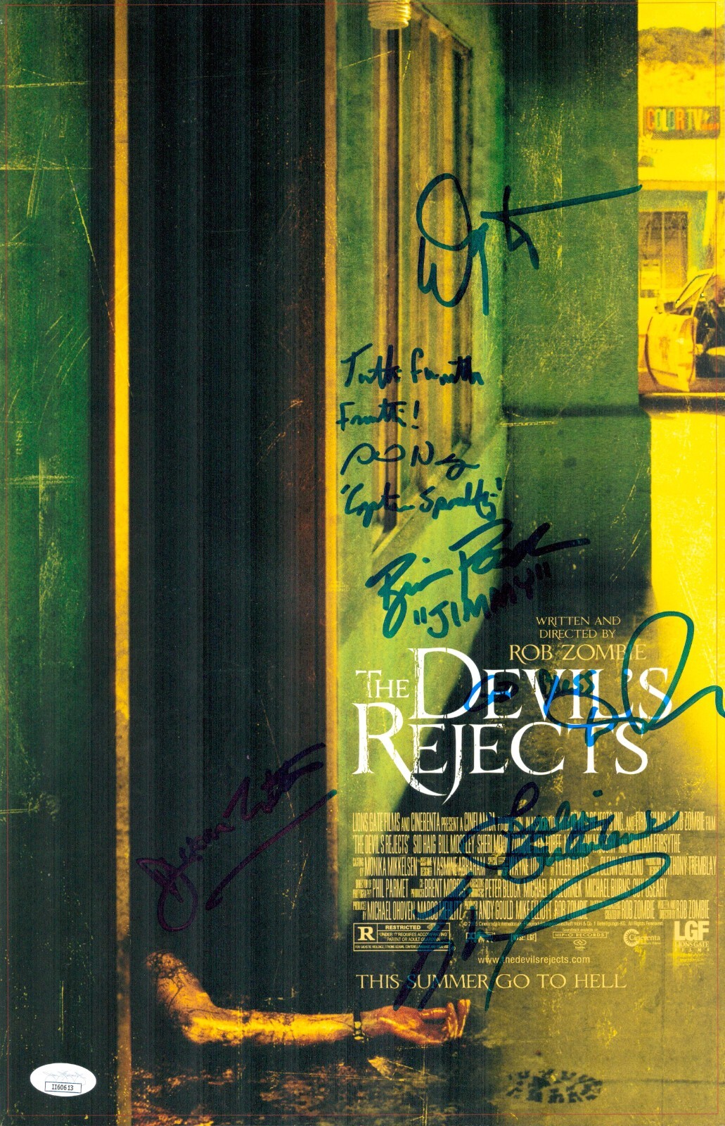 DANNY TREJO +6 CAST Signed DEVILS REJECTS 11×17 Photo Autograph JSA COA Cert