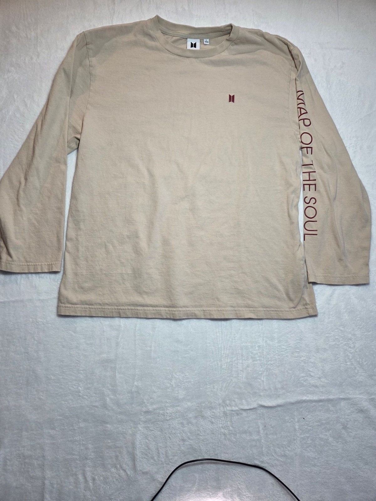 BTS Map of the Soul ON:E Long Sleeve T-Shirt Beige