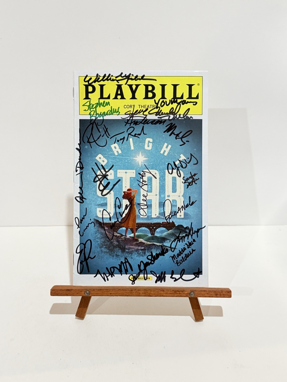 Bright Star CAST SIGNED/AUTOGRAPHED Broadway Playbill (April 2016) Carmen Cusack
