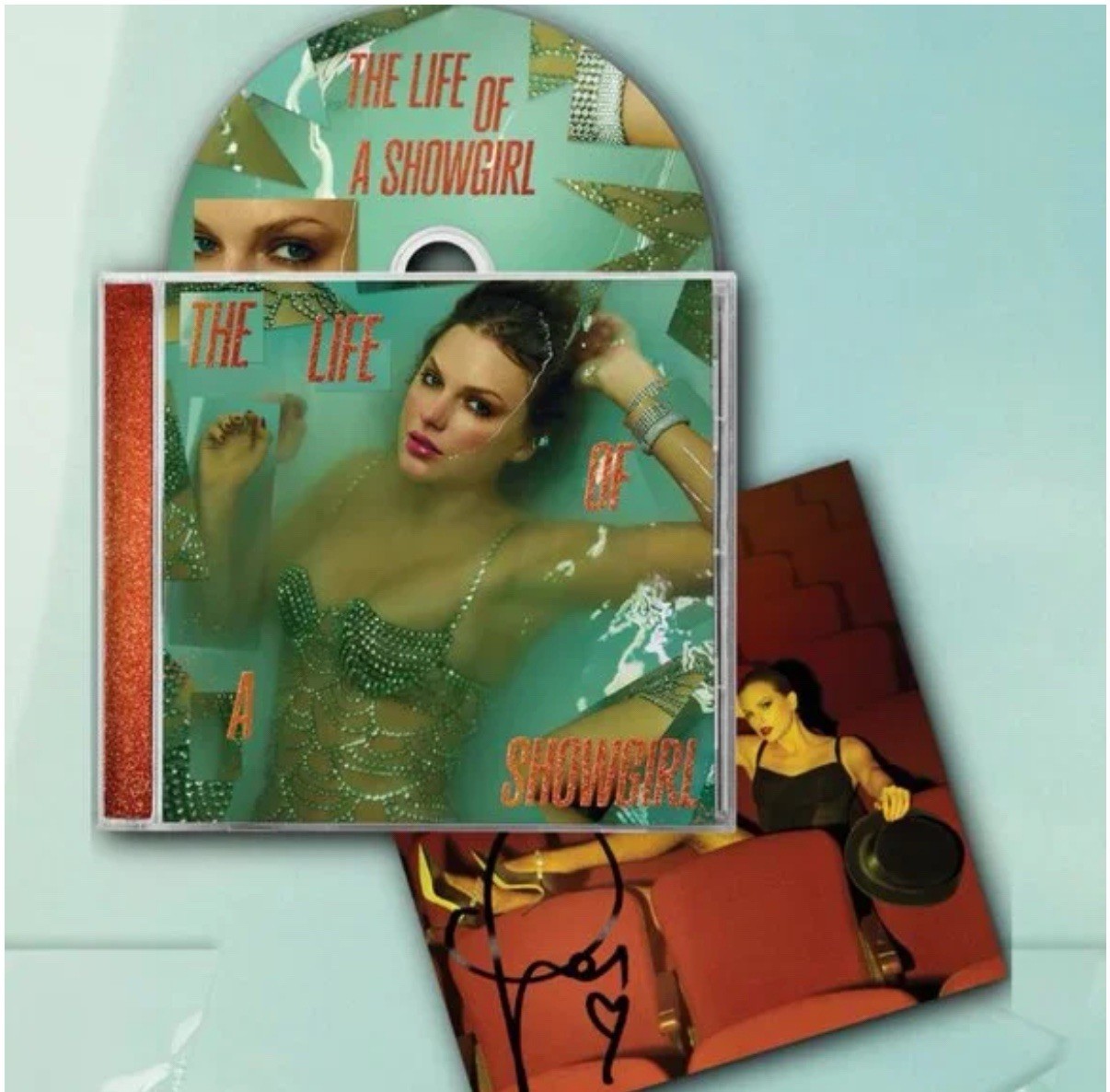 The Life of a Showgirl CD + Hand Signed Photo 4 IN HAND and SEALED