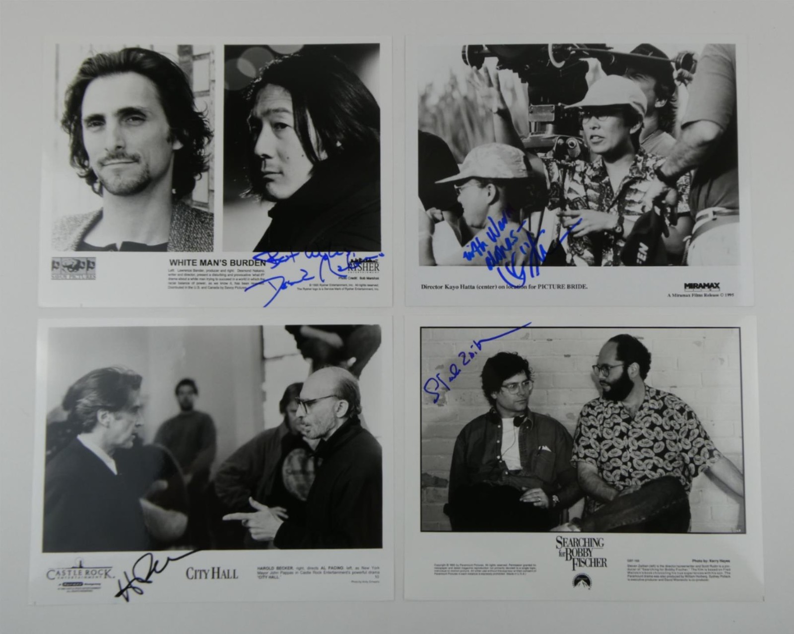 Kayo Hatta Desmond Nakano Steven Zaillian +1 Signed 8×10 Promo Photo Lot of 4