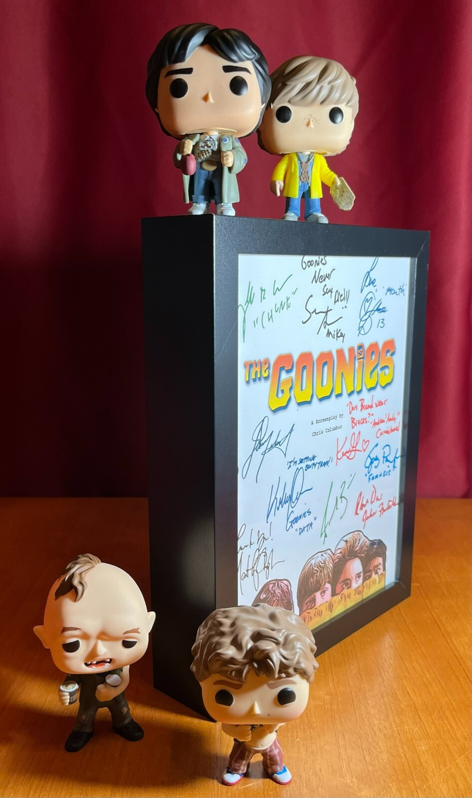 The Goonies Script Cast-Signed- Autograph Reprints- Sent From Astoria! 136 Pgs