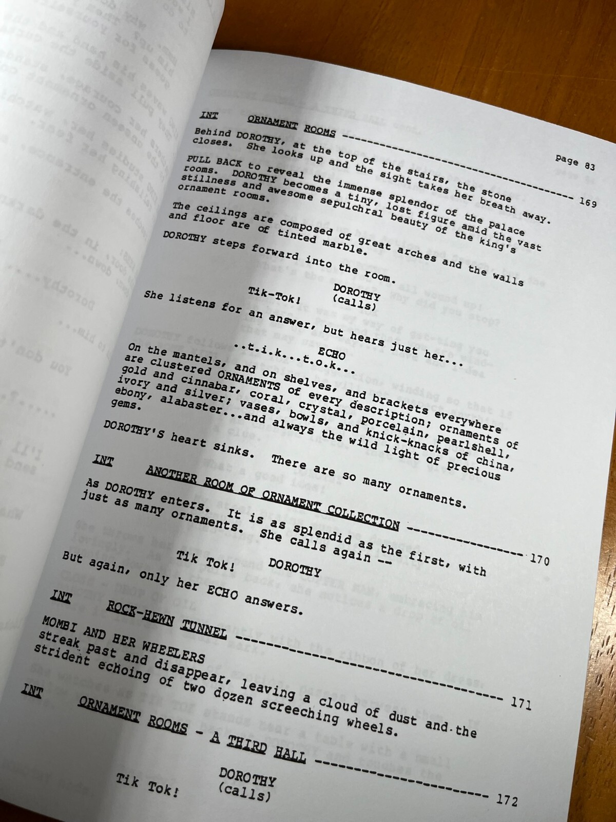 Return to Oz Script Signed- Autograph Reprints- Wizard of Oz Sequel