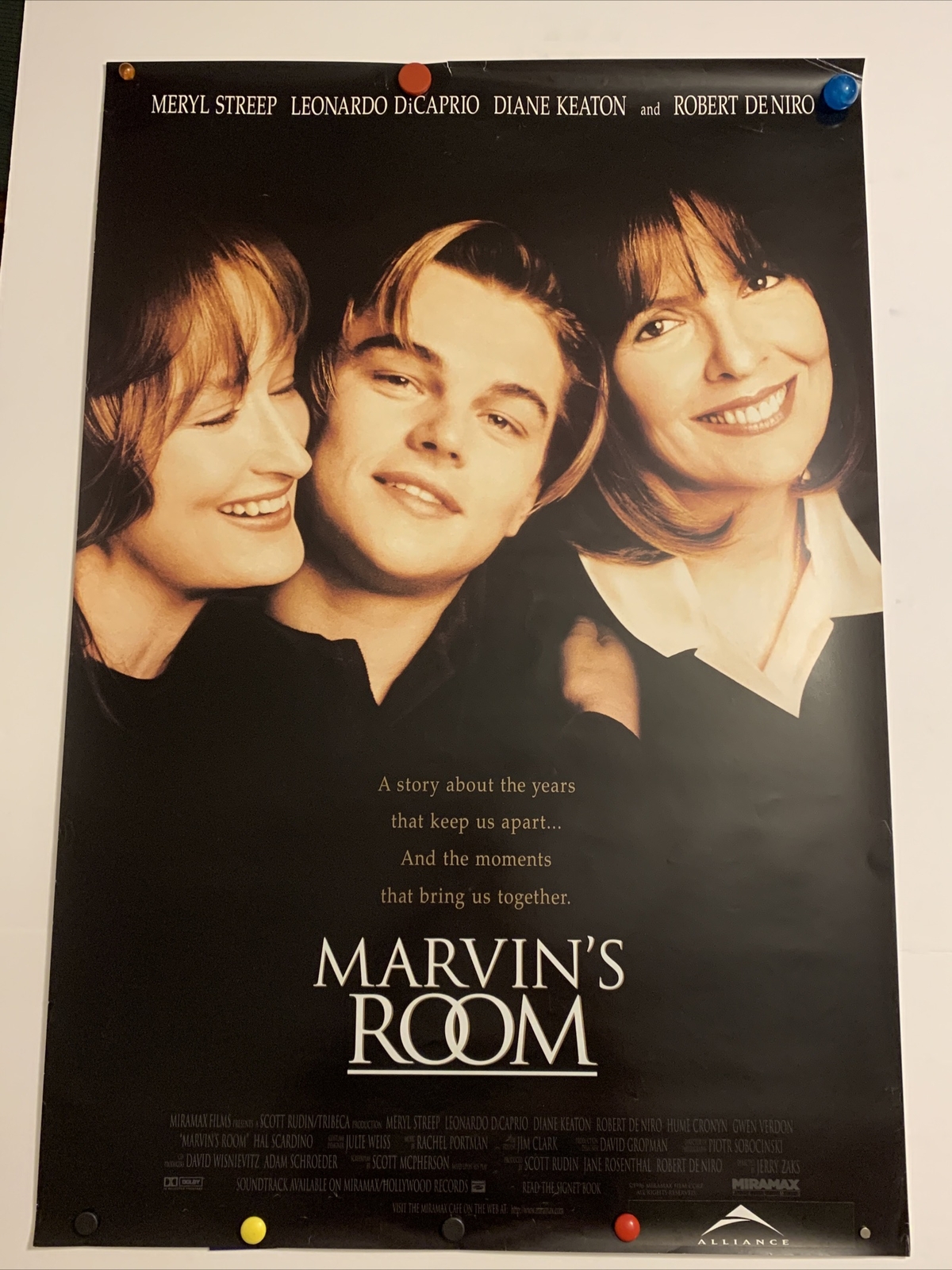 Marvin’s Room 1996 rolled one sheet movie poster 27×40