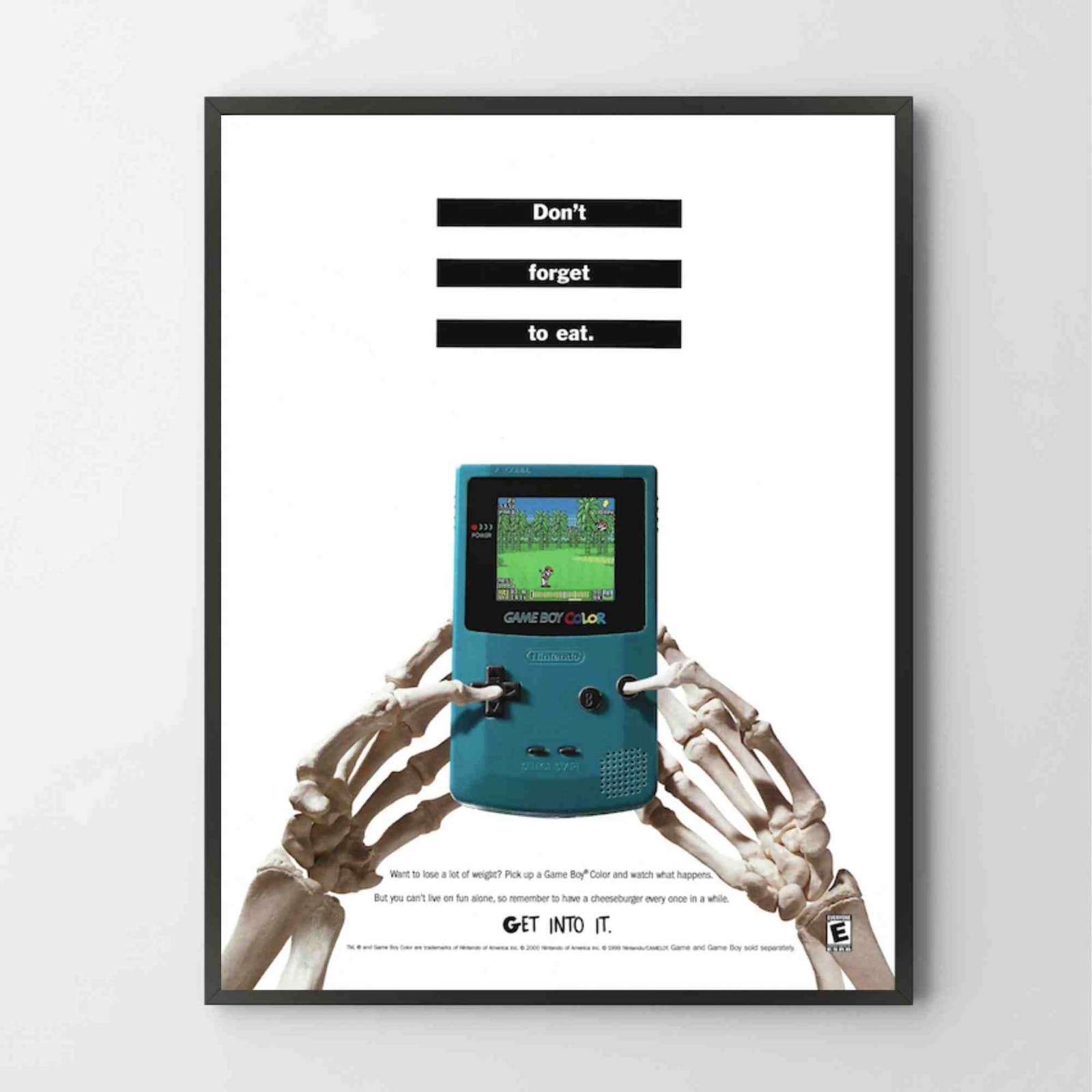 Poster Nintendo Game Boy Color Handheld System Glossy Unframed Poster PrintG5429