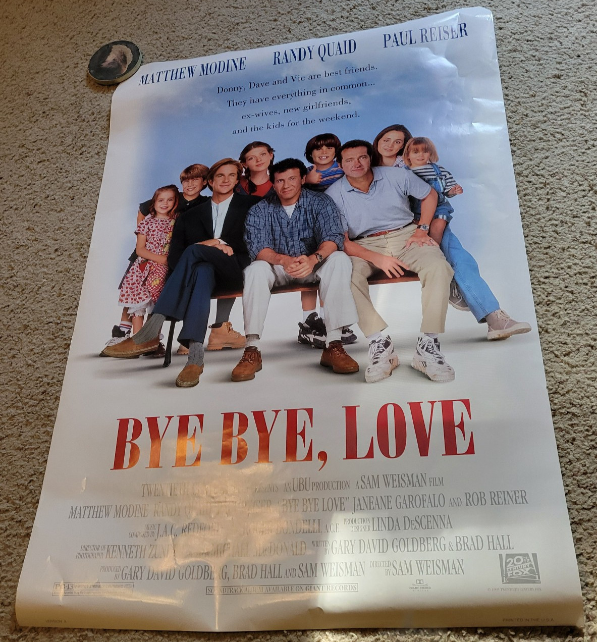 27 Inch x 40 Inch Bye Bye Love Double Sided Original Poster Rolled