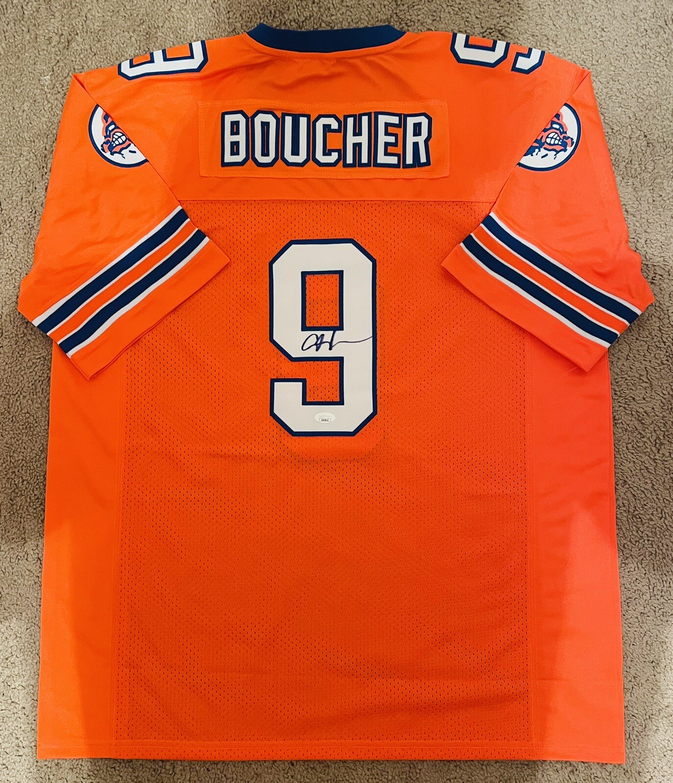 Adam Sandler Autographed The Waterboy Jersey Bobby Boucher/ JSA