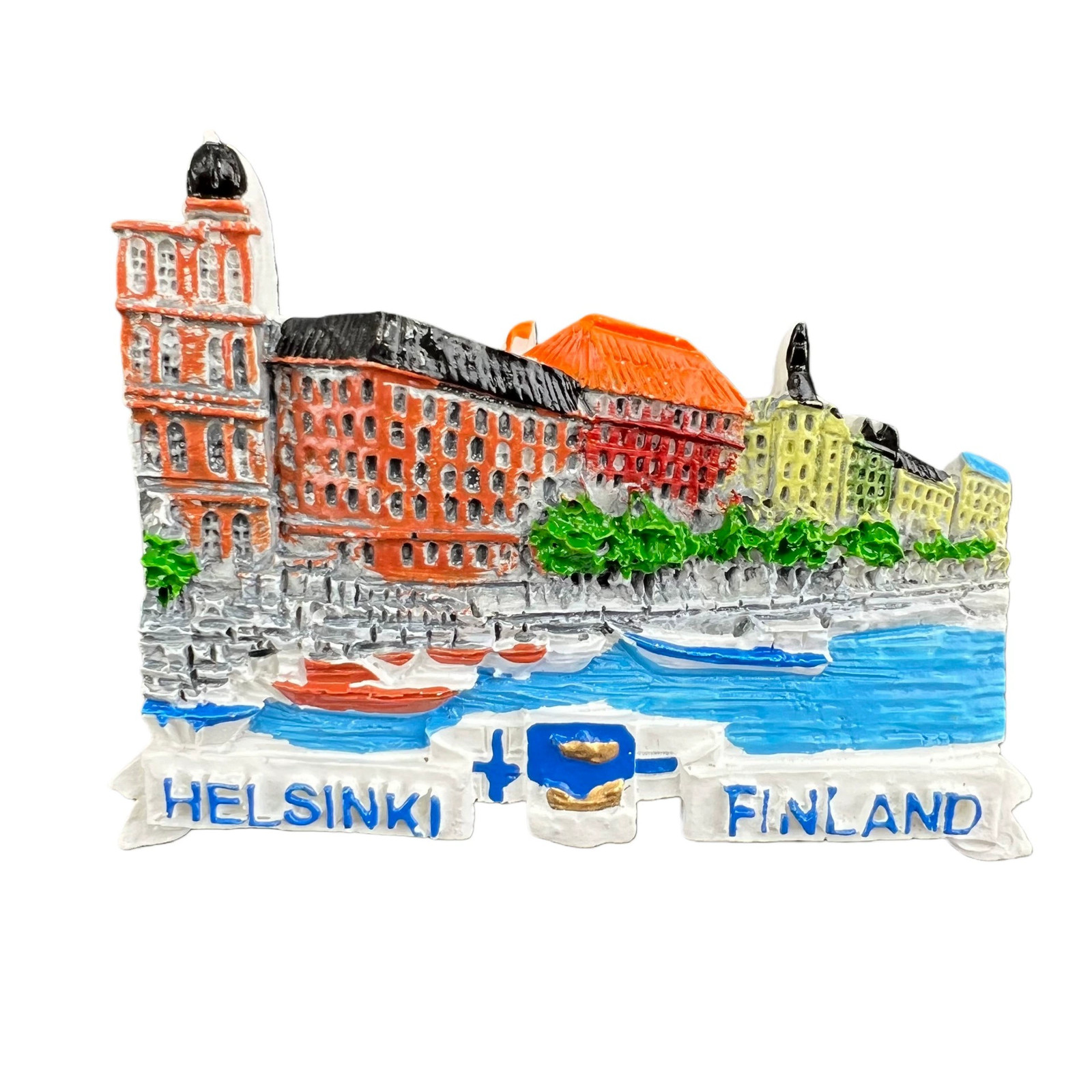HELSINKI FINLAND 3D Fridge Magnet Refrigerator Home Resin Souvenir