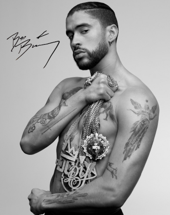 BAD BUNNY SIGNED AUTOGRAPHED REPRINT 8X10 11X17 13X19 POSTER SHIRTLESS PHOTO NEW